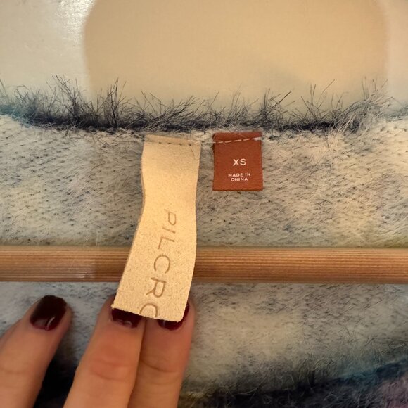 Pilcro Cropped Eyelash Sweater - Picture 3 of 3